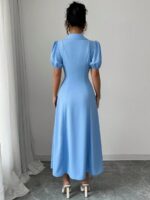 Rochie Lunga Janina Bleu - imagine 2