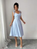 Rochie Midi Jana Bleu - imagine 4