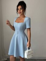 Rochie Scurta Lolita Bleu - imagine 3