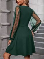 Rochie Scurta Asmina Verde - imagine 2