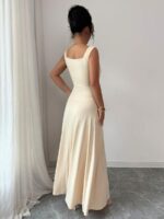Rochie Lunga Kinna Crem - imagine 2