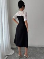 Rochie Midi Urania Neagra - imagine 2