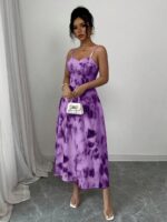 Rochie Midi Amarie Mov - imagine 3