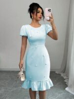 Rochie Scurta Ania Bleu