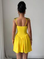 Rochie Scurta Nango Galbena - imagine 2