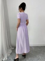 Rochie Lunga Cayra Lila - imagine 2