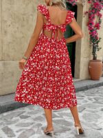 Rochie Midi de Maternitate Cibyll Rosie cu Print Floral - imagine 2