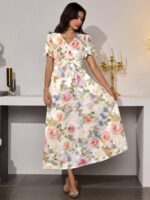 Rochie Lunga Dineke Multicolora