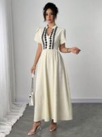 Rochie Lunga Isollde Crem