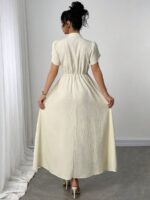 Rochie Lunga Isollde Crem - imagine 2