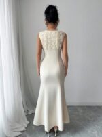 Rochie Lunga Kristianne Crem - imagine 2