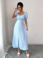 Rochie Lunga Odine Bleu