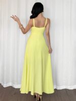 Rochie Lunga Ralitsa Galbena - imagine 2