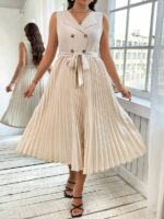 Rochie Midi Sondra Crem - Marimi Mari