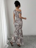 Rochie Lunga Westi Animal Print - imagine 2