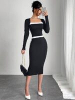 Rochie Midi Saylot Neagra
