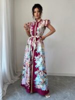 Rochie Lunga Letrus Multicolora