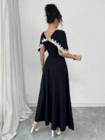 Rochie Lunga Sadie Neagra - imagine 2