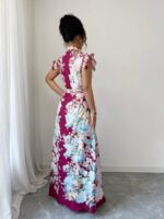 Rochie Lunga Letrus Multicolora - imagine 2