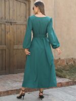 Rochie Midi Maxinne Turcoaz - imagine 2