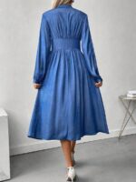 Rochie Midi Sakrine Albastra - imagine 2