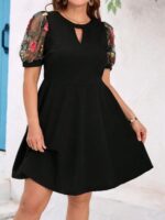 Rochie Scurta Araya Neagra - Marimi Mari