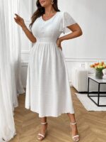 Rochie Midi Minerva Alba - Marimi Mari