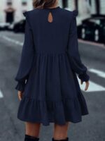 Rochie Scurta Corina Bleumarin - imagine 2