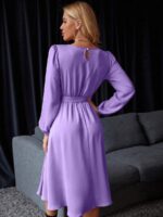 Rochie Scurta Nestor Lila - imagine 2