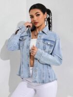 Jacheta Dama Chrissy din Denim