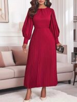 Rochie Lunga Allya Rosie Plisata