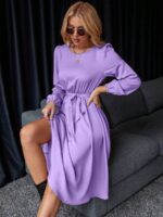 Rochie Scurta Nestor Lila - imagine 3