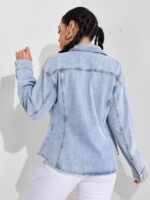 Jacheta Dama Chrissy din Denim - imagine 2