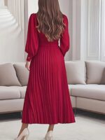 Rochie Lunga Allya Rosie Plisata - imagine 2
