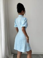 Rochie Scurta Edena Bleu - imagine 2