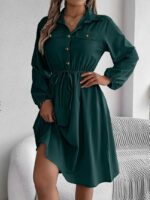 Rochie Scurta Kaylee Turcoaz - imagine 3