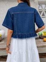 Jacheta Dama Mariel din Denim - imagine 2