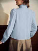 Camasa Dama Rialda Bleu - imagine 2