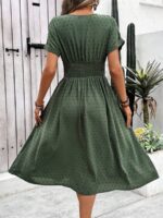 Rochie Midi Shelia Kaki - imagine 2