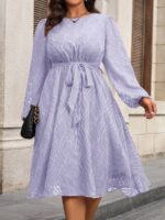 Rochie Scurta Vetra Lila - Marimi Mari