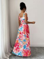 Rochie Lunga Zinna Multicolora - imagine 2