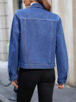 Jacheta Dama Finnja din Denim - imagine 2