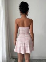 Rochie Scurta Zahra Roz - imagine 2