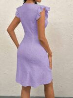 Rochie Scurta Angele Lila - imagine 2