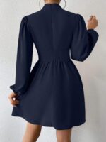 Rochie Scurta Sunil Bleumarin - imagine 2