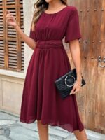 Rochie Midi Pamina Grena