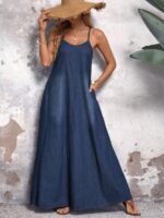Rochie Lunga Ofelya din Denim