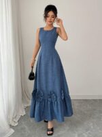 Rochie Lunga Zirna Albastra