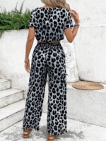 Compleu Angelia cu Print Leopard - imagine 2