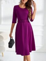 Rochie Midi Athena Violet